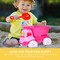 Summer Beach Dump Truck - Sand Toy Set of 5 - Kids Dump Truck - 4 Multicolored Shovels and 1 Pink Sand Truck (5.9" H x 8.2" L x 5.7" W) - Ideal for Sandcastles & Outdoor Adventures